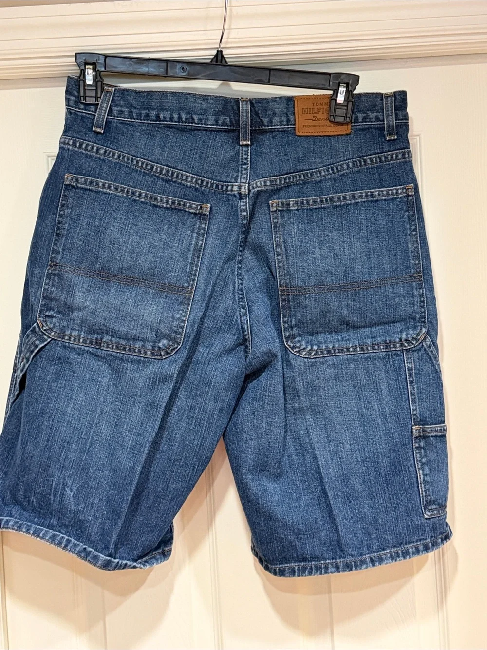 Tommy Hilfiger Men's Dark Blue Denim Jean Shorts